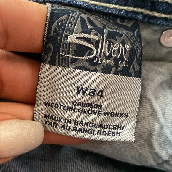 Silver | Suki Flap Short - Blue Denim Women's Shorts - W34 - Picture 4 of 6